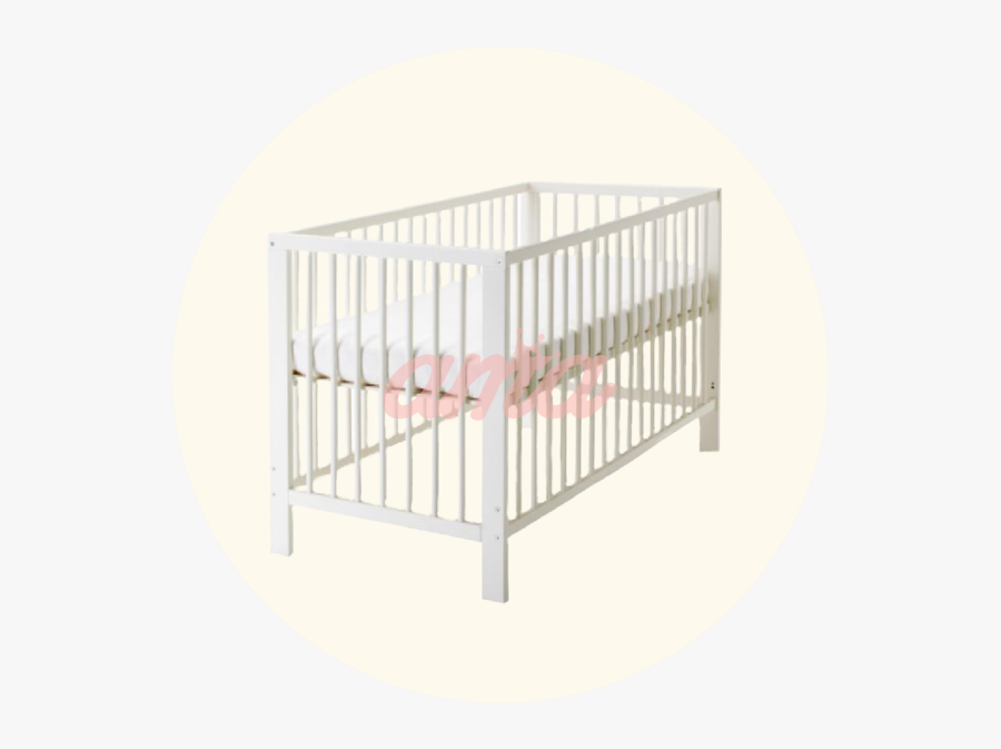 Baby Png Transparent Images - Ikea Cot Bed White, Transparent Clipart
