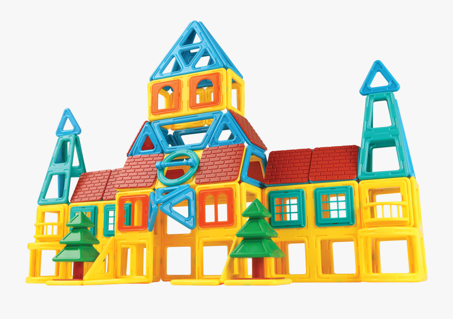 Transparent Castle Vector Png - ตัว ต่อ แม่เหล็ก จีน, Transparent Clipart