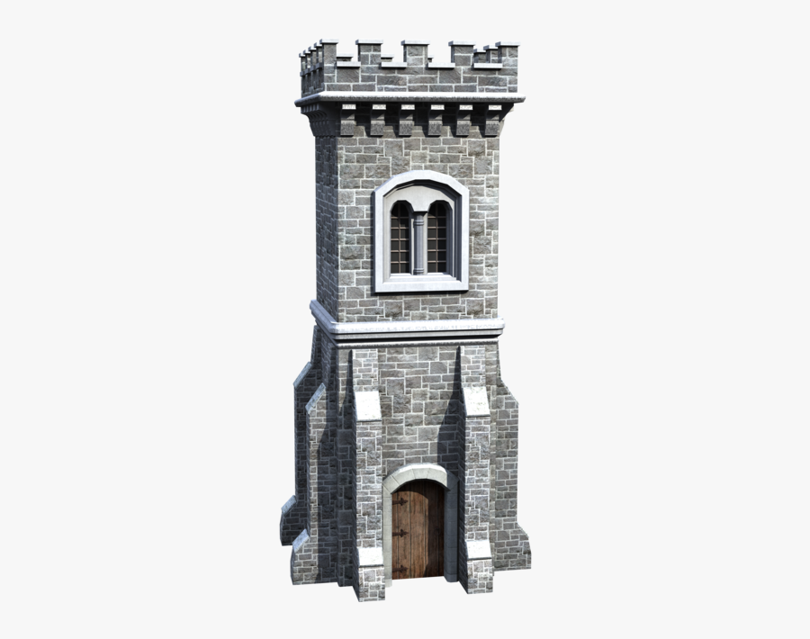 Watch Tower Png - Castle Tower With Transparent Background, Transparent Clipart