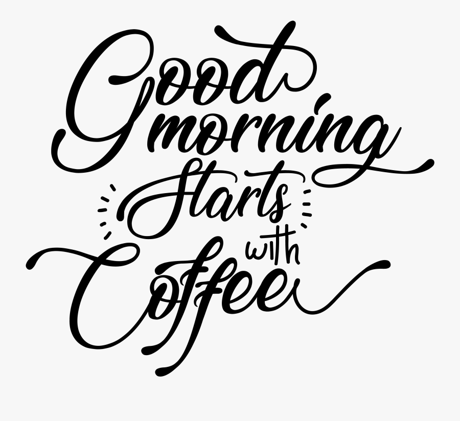 Transparent Morning Png - Good Morning Text Png, Transparent Clipart