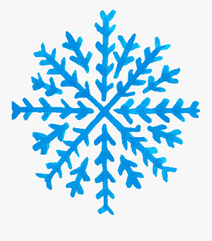 Transparent Png Snowflake - Christmas Collection Watercolor Vector Free, Transparent Clipart