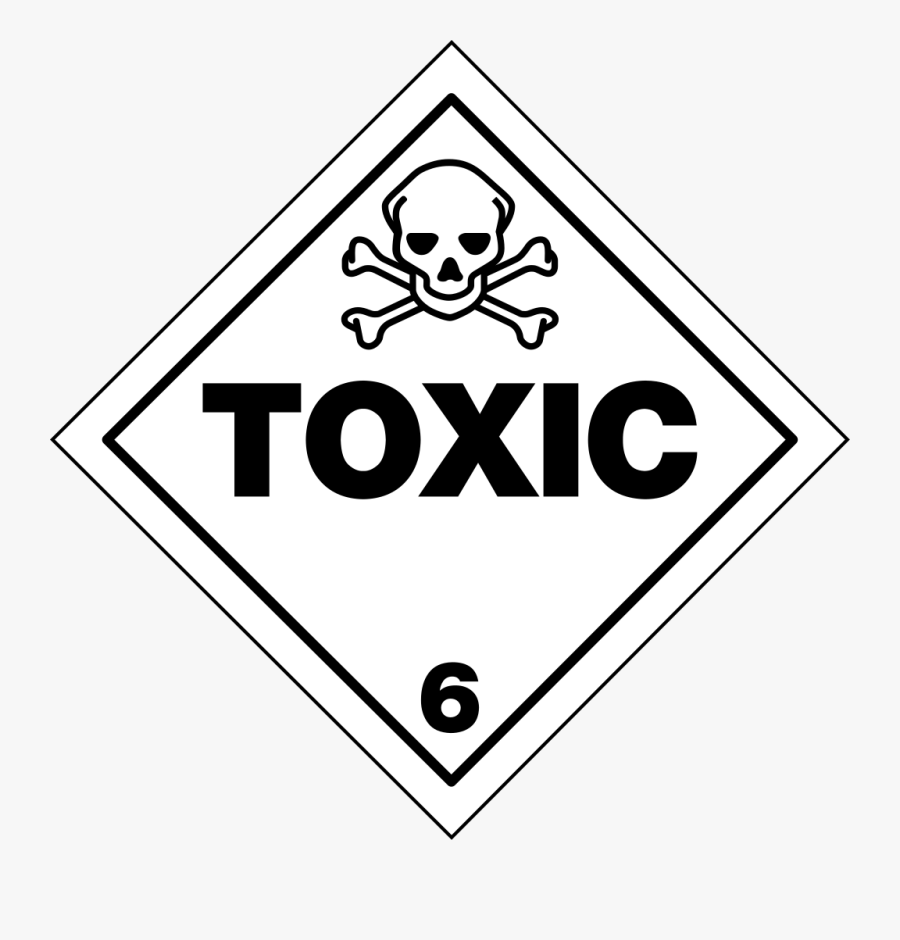 Toxic Sign Png - Class 6 Toxic And Infectious Substances, Transparent Clipart