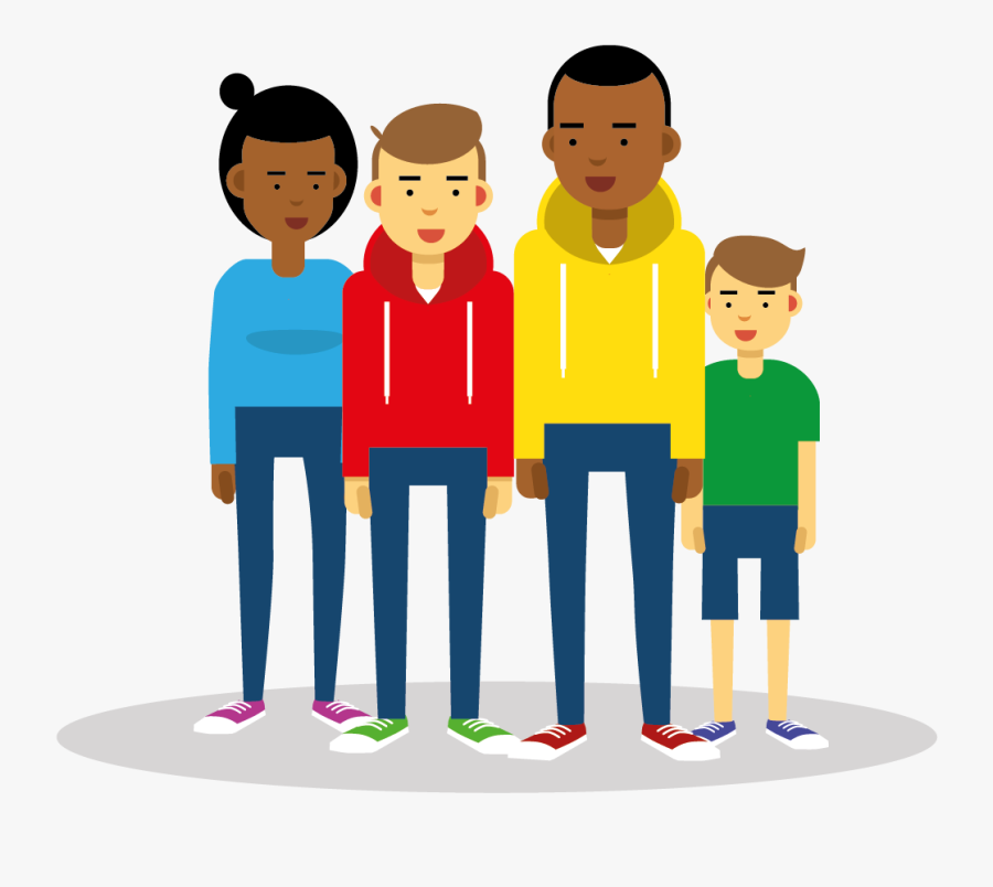 A Supportive Partnership - Cartoon, Transparent Clipart