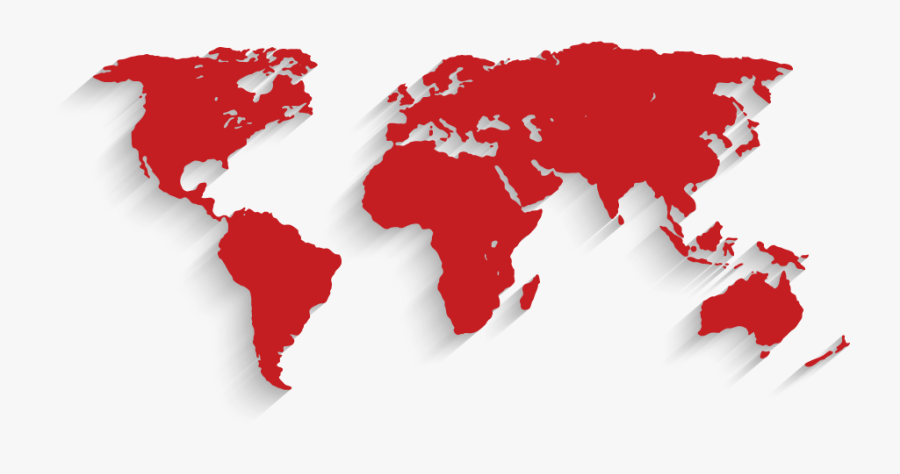 World Map Clipart Png, Transparent Png , Png Download - Cape Town On A World Map, Transparent Clipart