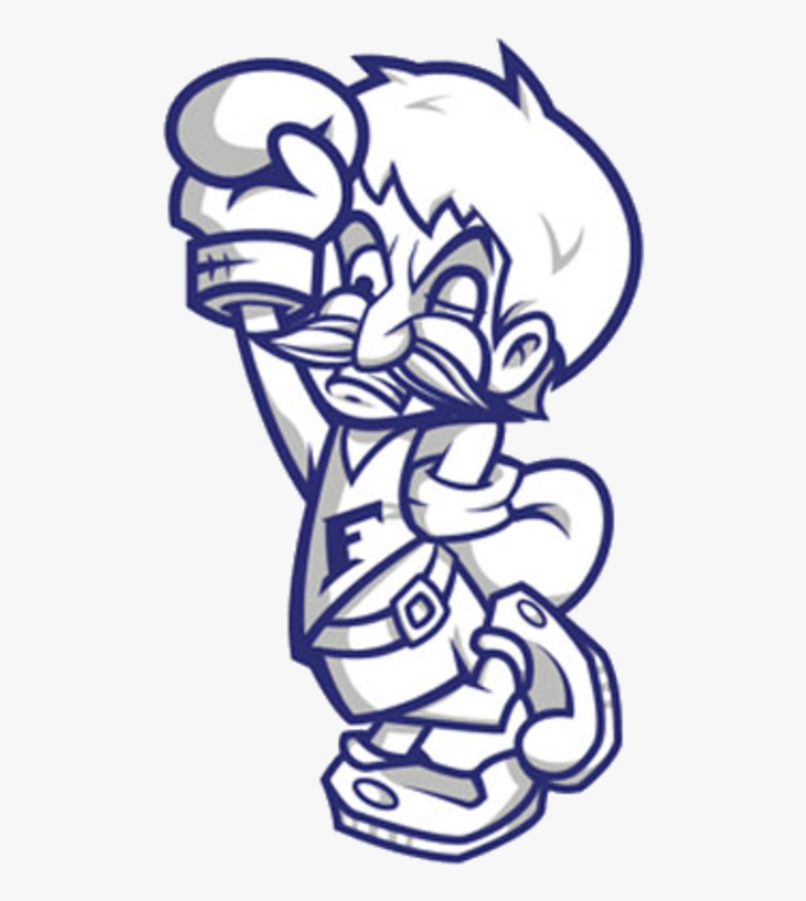 The Triad Knights Lead The Freeburg Midgets 2 To - Freeburg Illinois High School Mascot, Transparent Clipart