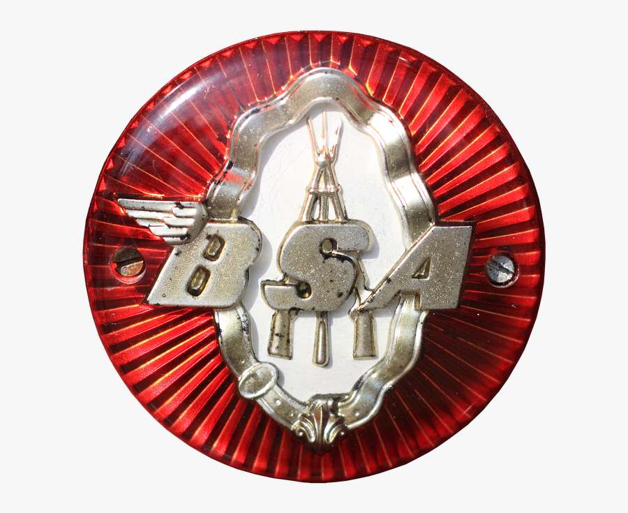 Emblem, Logo, Bsa, Motorcycle, Oldtimer, Symbol - Art Deco Sun Face, Transparent Clipart