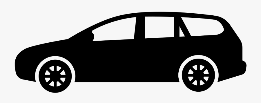 Transparent Car Png Side - Sedan Car Icon Png, Transparent Clipart
