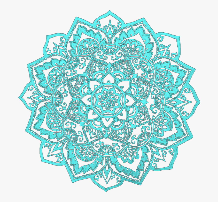 Lace Clipart Blue - Transparent Background Lace Pattern Png, Transparent Clipart