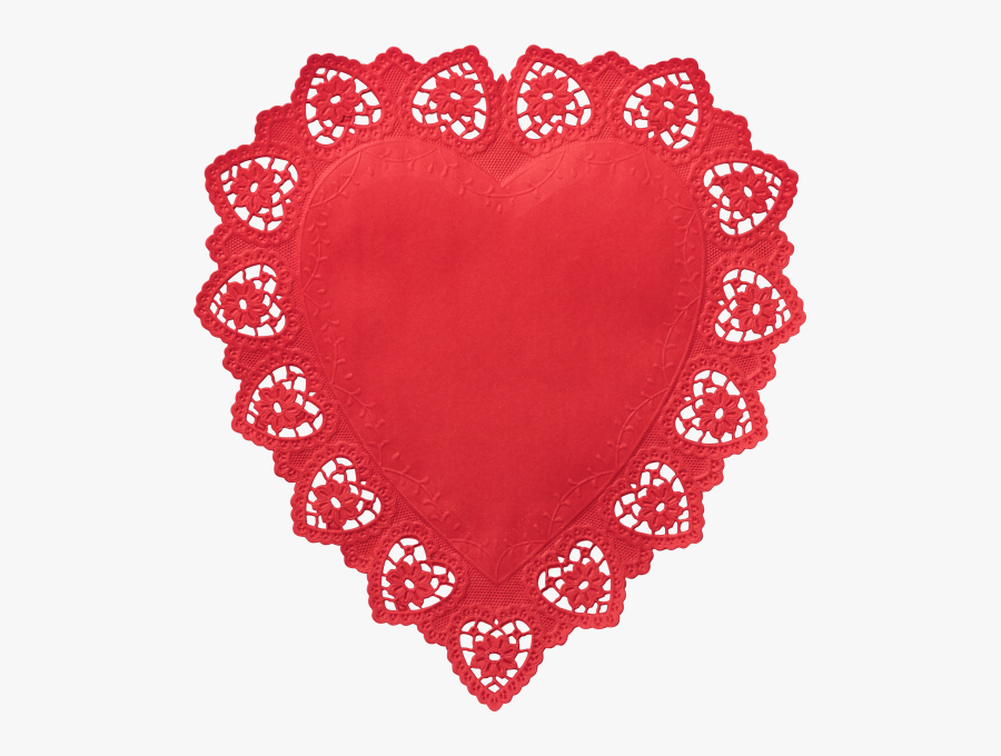 Shaped Doilies Red X - Doily, Transparent Clipart