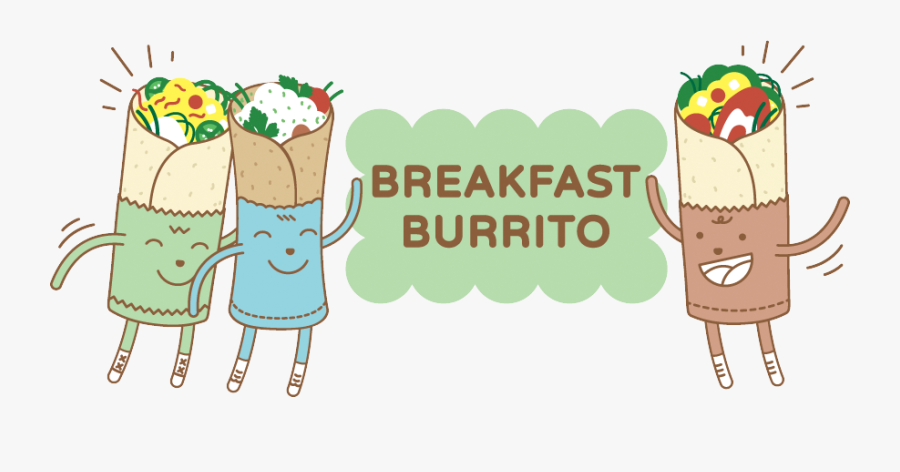 Breakfast Burrito Clipart, Transparent Clipart