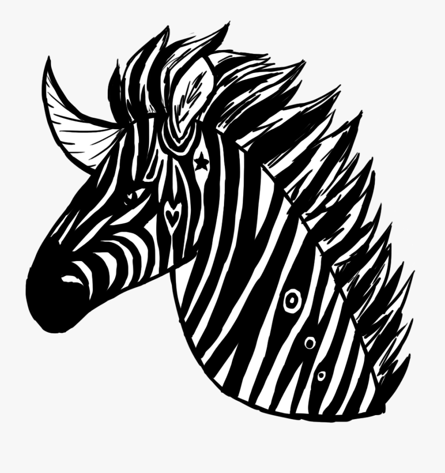 Zebra Unicorn Clipart , Png Download - Illustration, Transparent Clipart