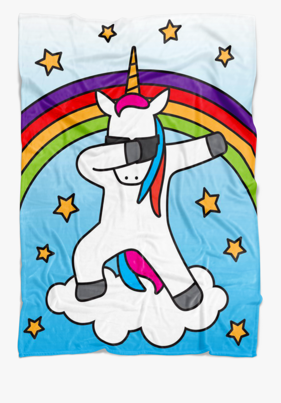 Cute Dabbing Unicorn Throw Blankets"
 Data-zoom="//cdn - Cartoon, Transparent Clipart