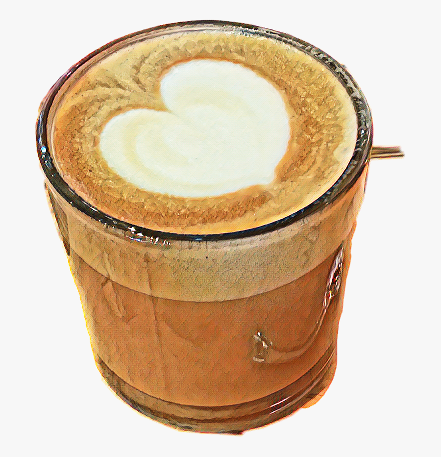 #cappuccino #heart #latte #latteart #freetoedit - Wiener Melange, Transparent Clipart