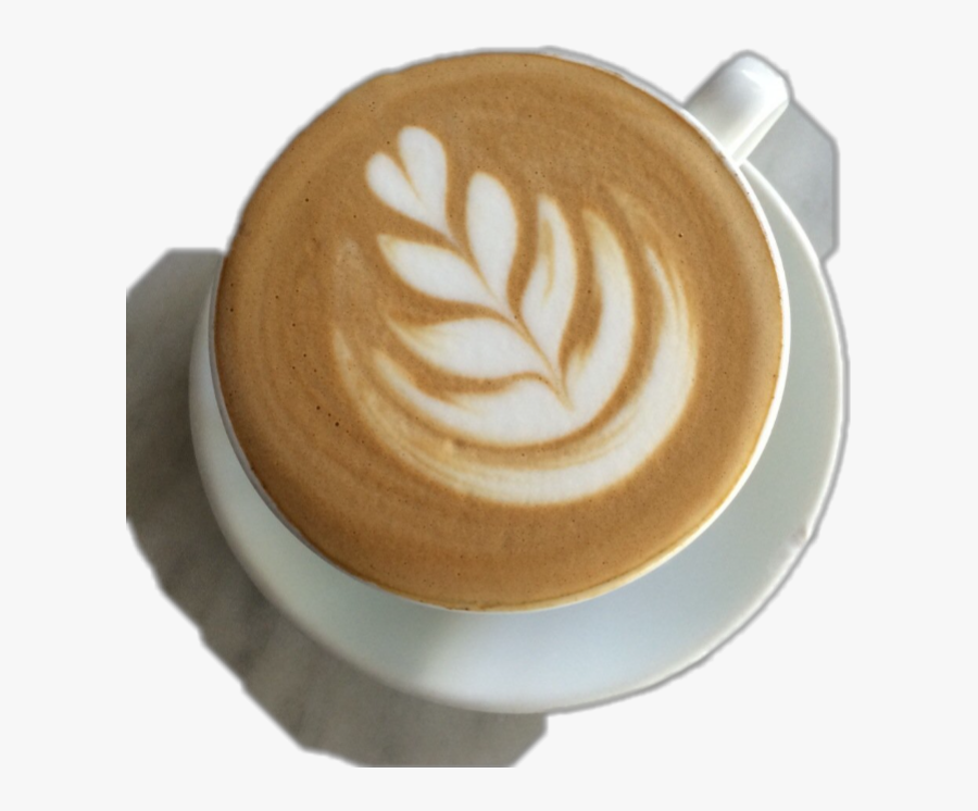 #coffee #cafe #art #autocollant #retro #bar #pub #drink - Latte Art Coffee Png, Transparent Clipart