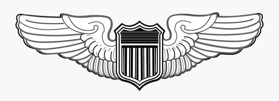 Us Air Force Pilot Badge - Air Force Enlisted Wings, Transparent Clipart