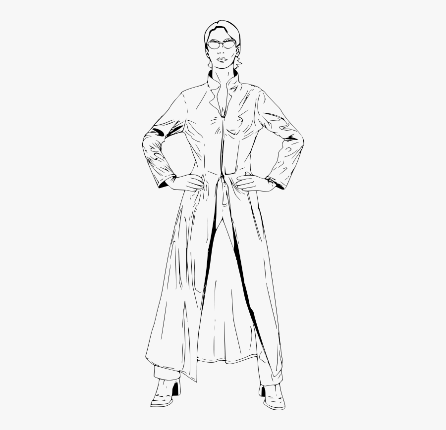 Woman Action Star - Vector Graphics, Transparent Clipart