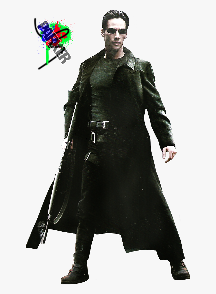 Keanu Reeves Matrix Png Clipart - Neo Matrix Cosplay, Transparent Clipart