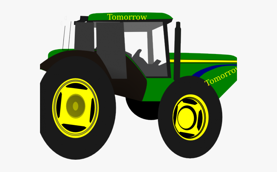 Tractor Clipart Png -tractor John Deere Vector, Hd - Agricultural Machinery Clip Art, Transparent Clipart