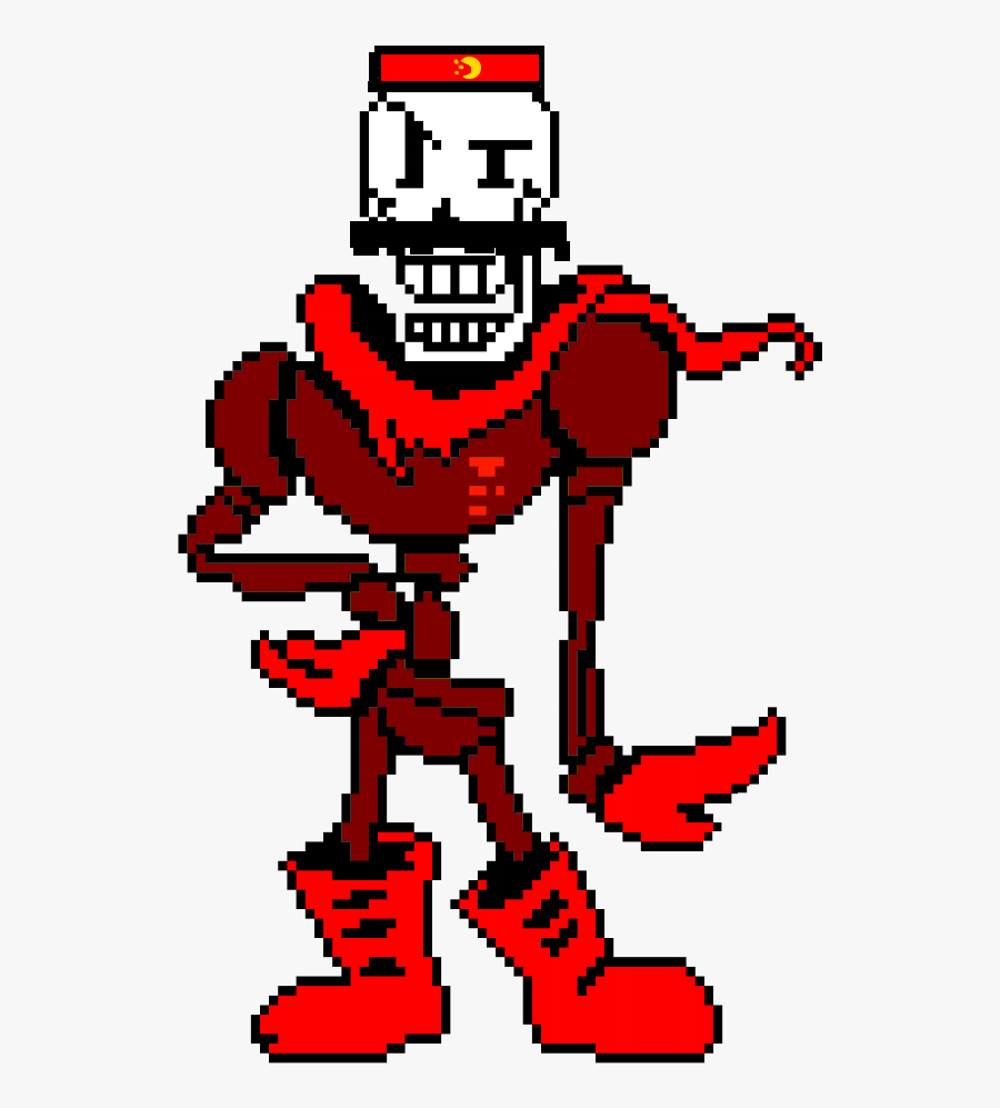 The Newest Member Of The Soviet Union - Papyrus Undertale Sprite, Transparent Clipart