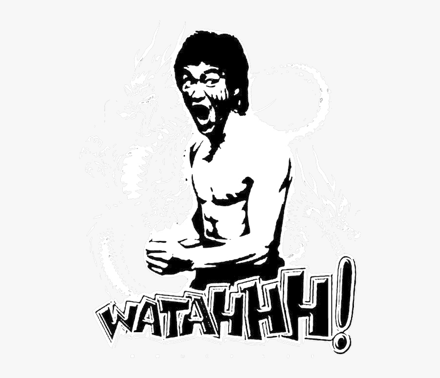 The Philosophical Art Of Self Defense Download - Silhouette Bruce Lee Svg, Transparent Clipart