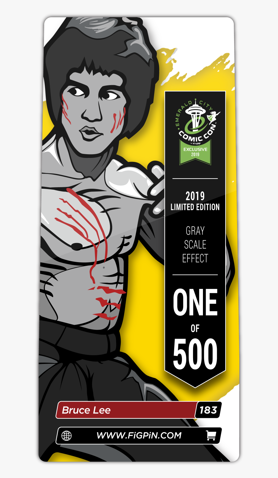 Bruce Lee Figpin, Transparent Clipart