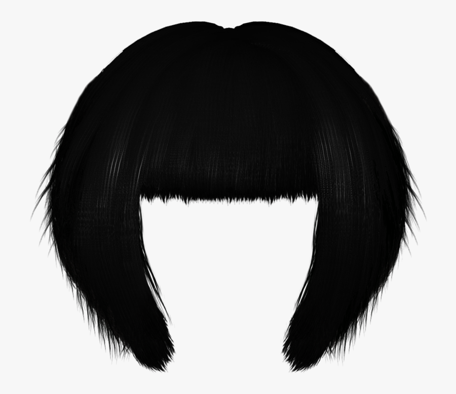 Transparent Messy Hair Png - Transparent Background Bob Hair Png, Transparent Clipart
