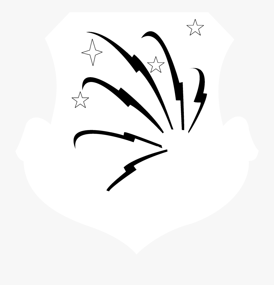Air Force Communications Command Logo Black And White, Transparent Clipart