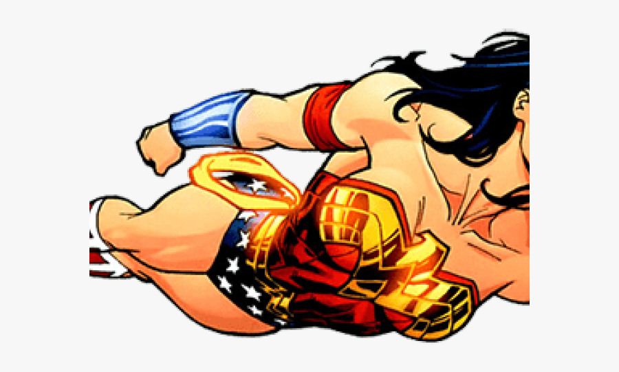 Wonder Woman Png Transparent Images - Wonder Woman Cartoon Flying, Transparent Clipart
