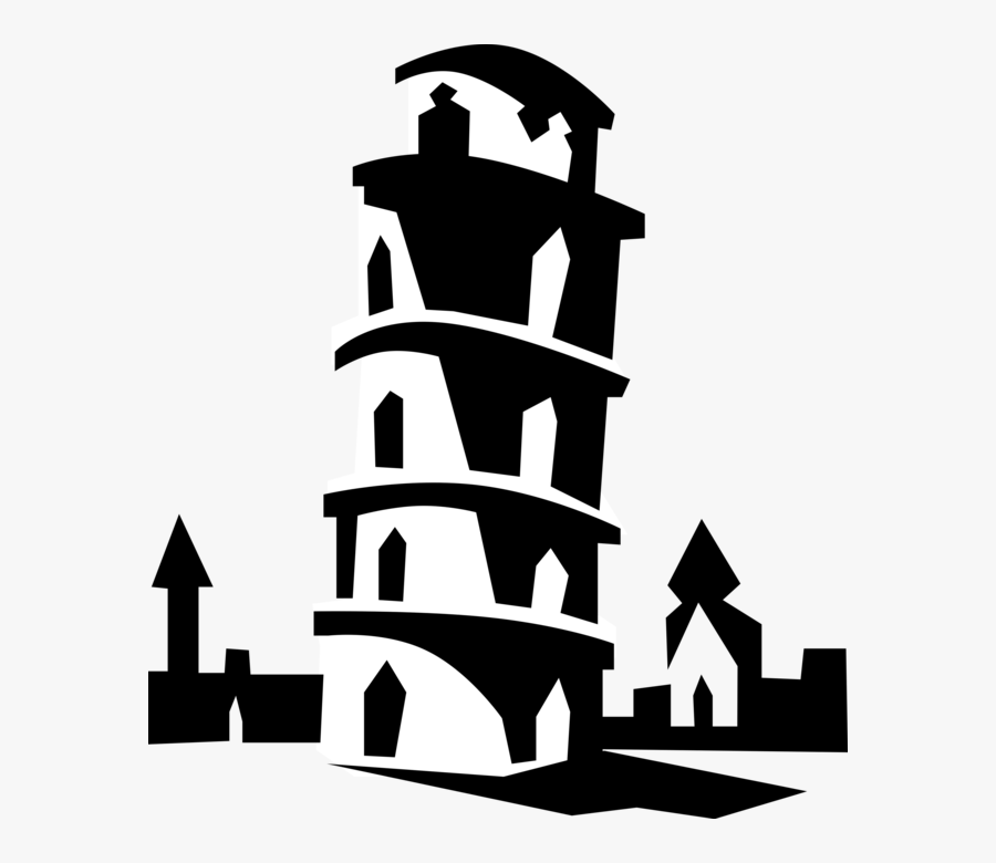 Leaning Tower Of Pisa Image Illustration Campanile - Italy Clip Art, Transparent Clipart