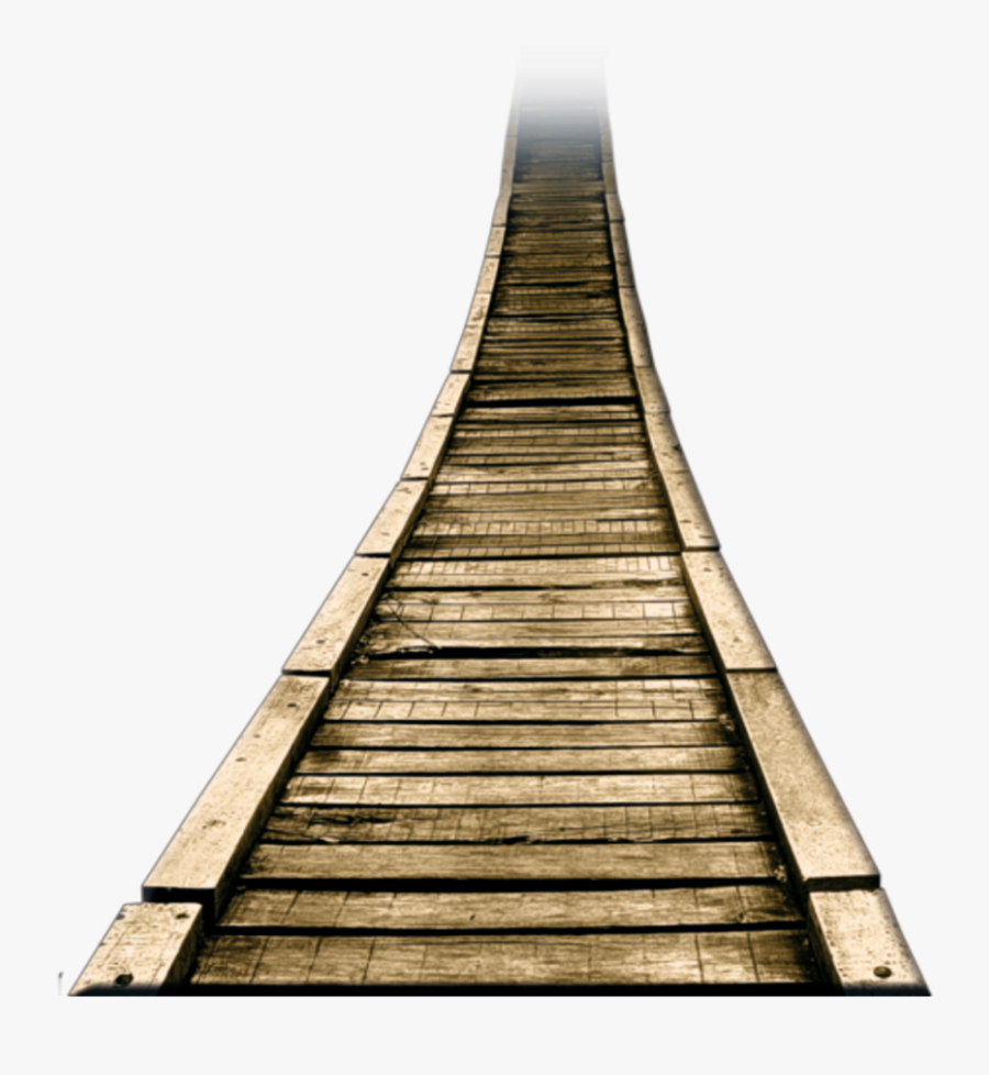 Ftestickers Bridge Wooden Vintage - Wood Bridge Png, Transparent Clipart
