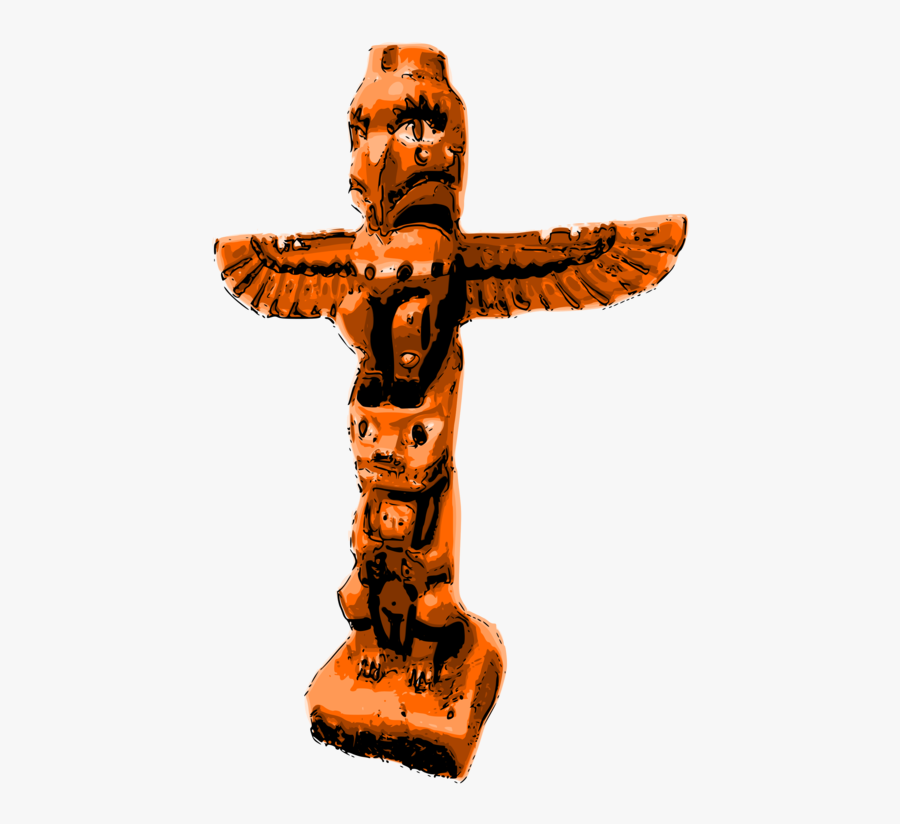 Totem Pole,totem,outdoor Structure - Totem .png, Transparent Clipart