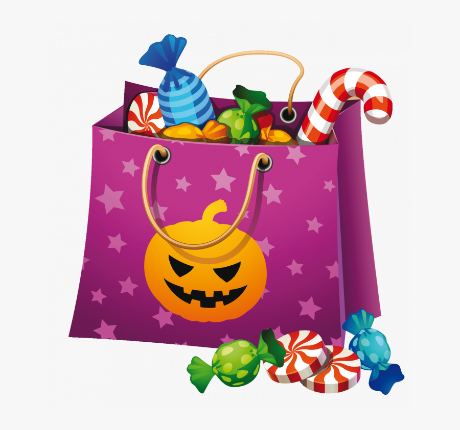 Candy Halloween Clip Art, Transparent Clipart
