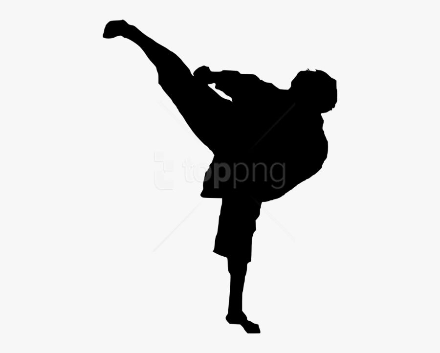 Free Images Toppng Transparent - Karate Silhouette Png, Transparent Clipart