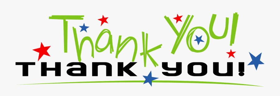 Thank You Color Clipart - Thank You For Your Support Free, Transparent Clipart