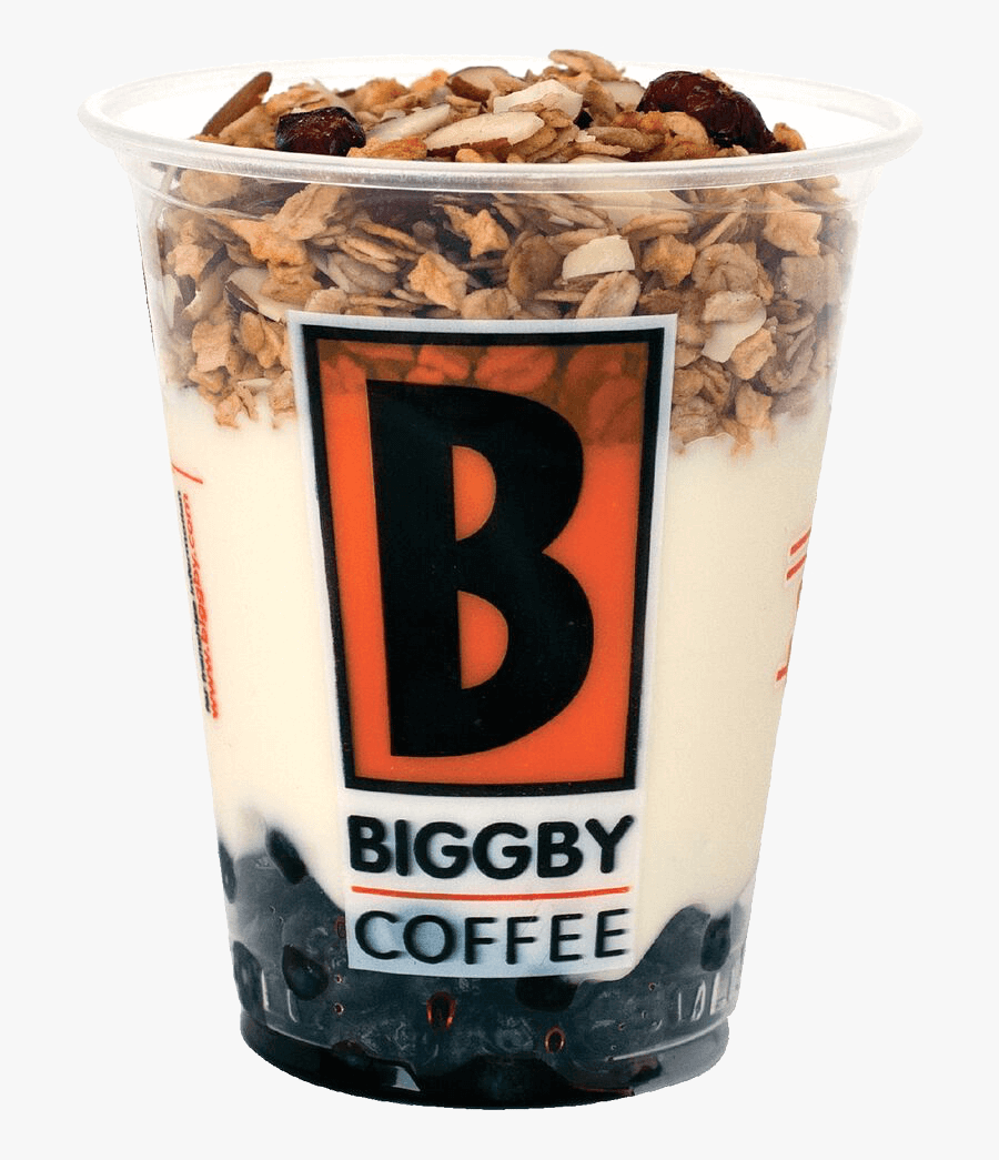 Transparent Yogurt Parfait Clipart - Biggby Coffee Magic Milk, Transparent Clipart