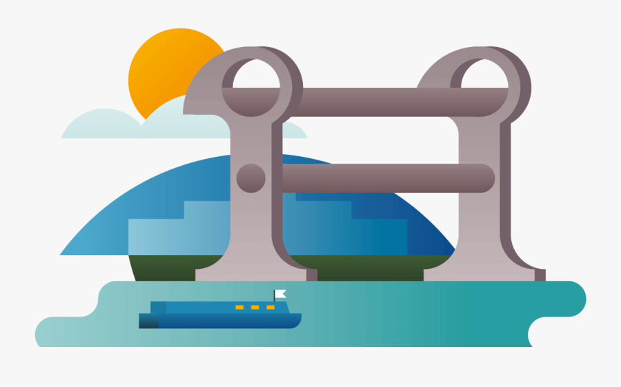 Falkirk Wheel Clipart, Transparent Clipart