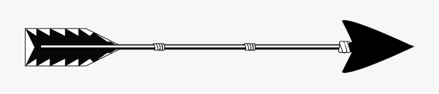 Tribal Crossed Arrows Graphic - Transparent Feather Arrow, Transparent Clipart