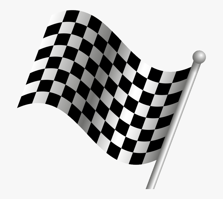 Transparent Checkered Flag Png - Car Racing Flags Png Vector, Transparent Clipart