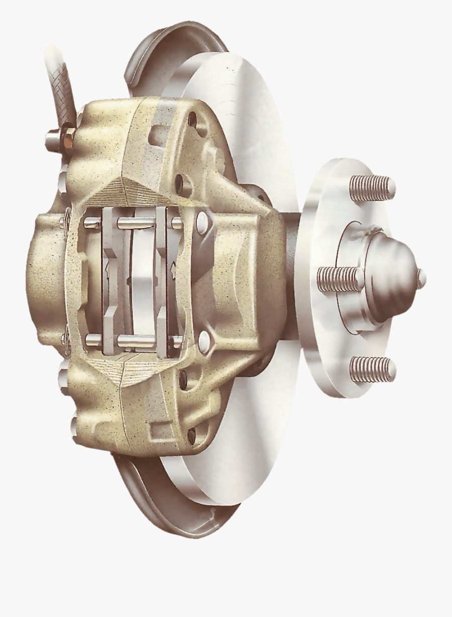 Girling Disc Brakes - Swinging Caliper Disc Brake, Transparent Clipart