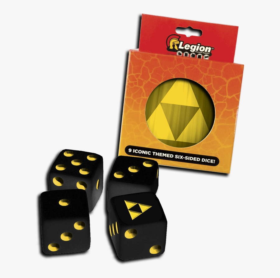 Iconic Tri-force D6 - D6 Dice Bio, Transparent Clipart