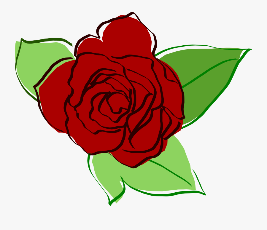 Flower Rose Drawing Png, Transparent Clipart
