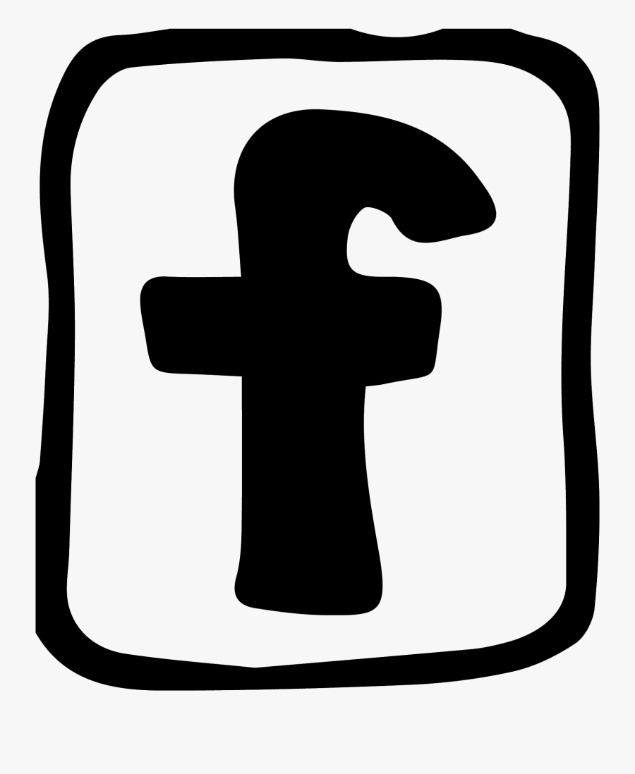 Transparent Facebook Black Png, Transparent Clipart