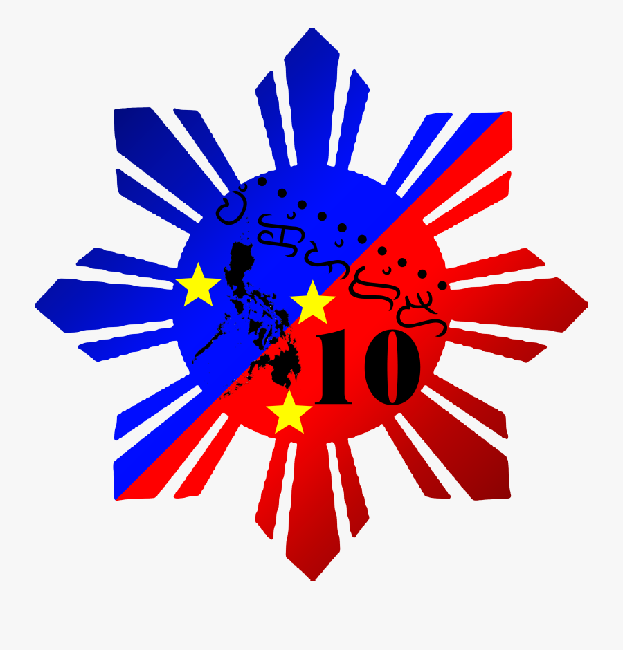 Transparent Filipino Flag Png - Philippine Flag Sun Png, Transparent Clipart