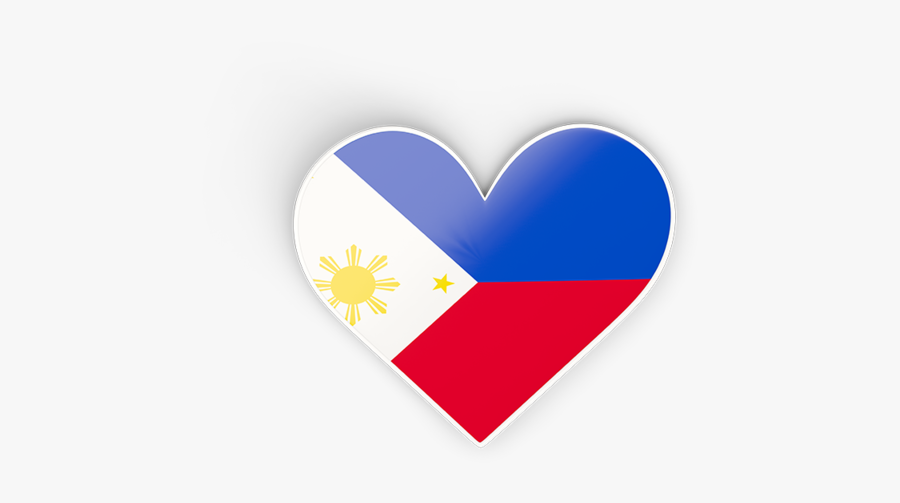 Clip Art Philippines Sticker - Philippine Flag Heart Png, Transparent Clipart