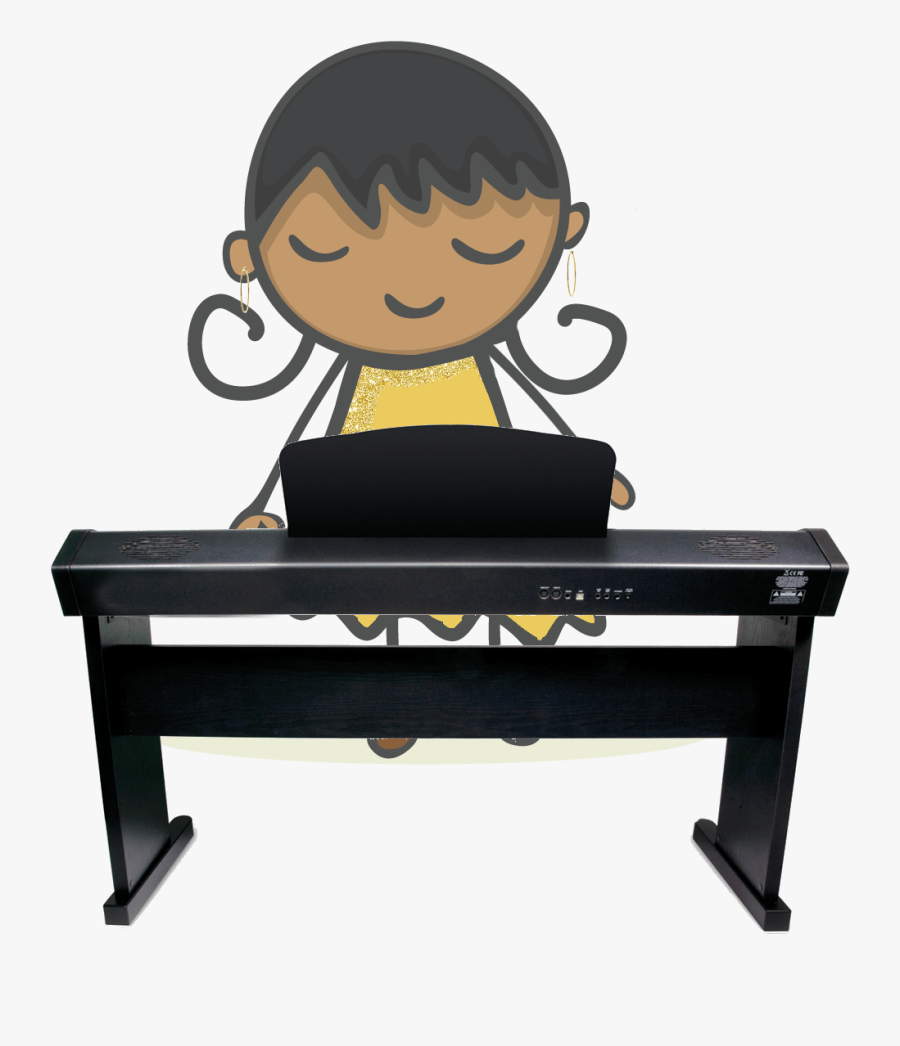 Back Of Piano Keyboard, Transparent Clipart