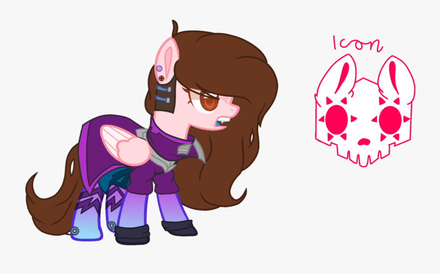 Cosplay Clipart Chibi - Sombra Fanart Overwatch Transparent, Transparent Clipart