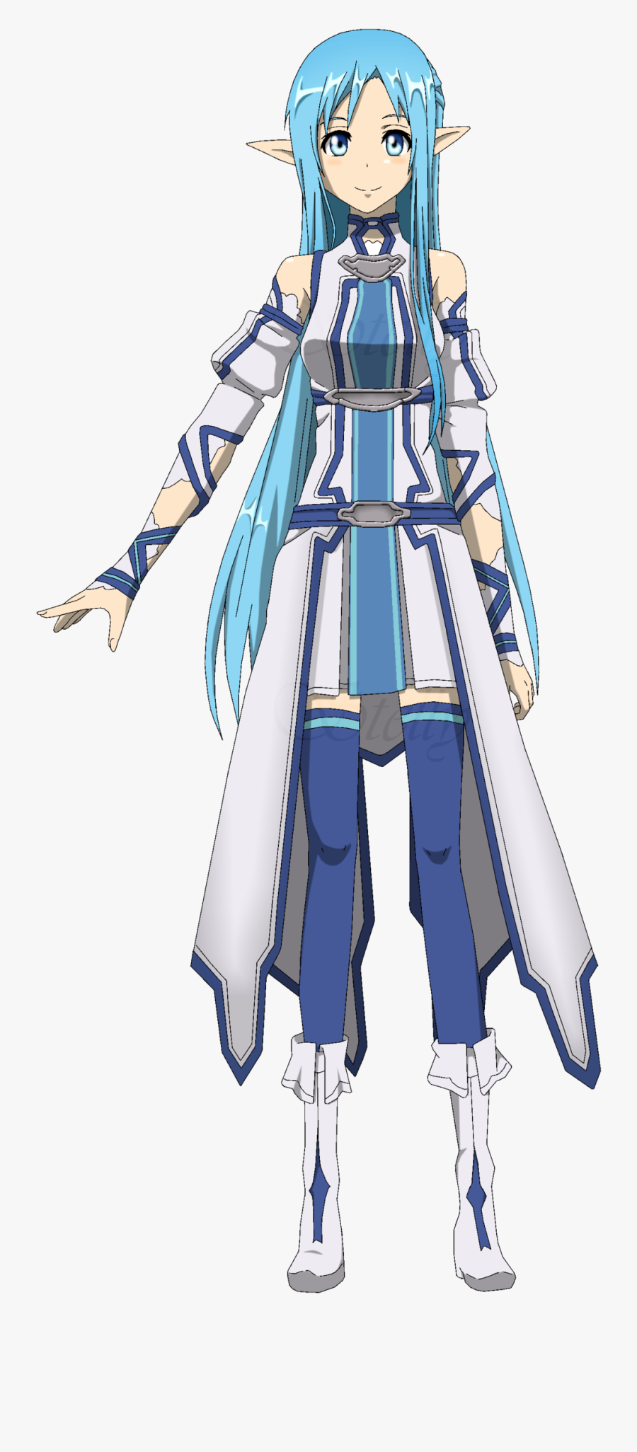 Asuna Clipart Cartoon - Asuna Yuuki Season 2, Transparent Clipart