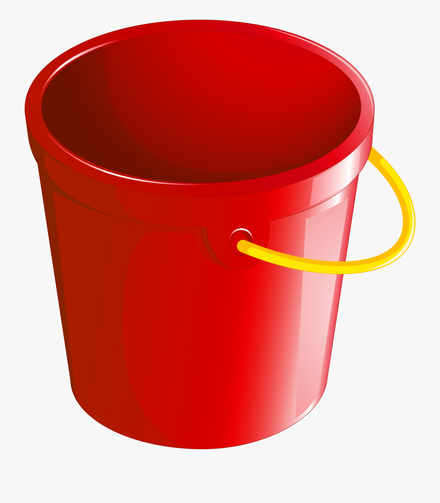 Red Bucket Png Clipart, Transparent Clipart