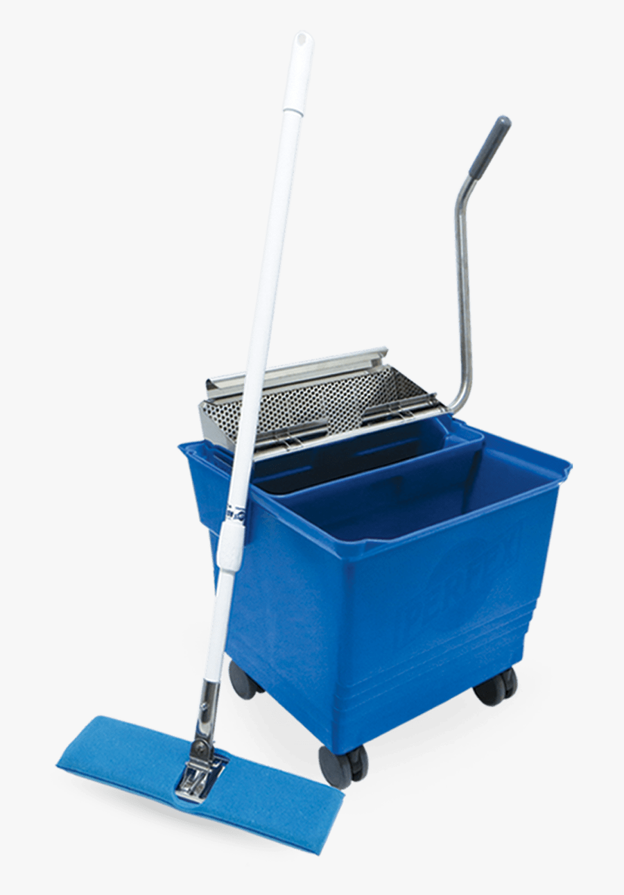 Mop Bucket Png - Mop, Transparent Clipart