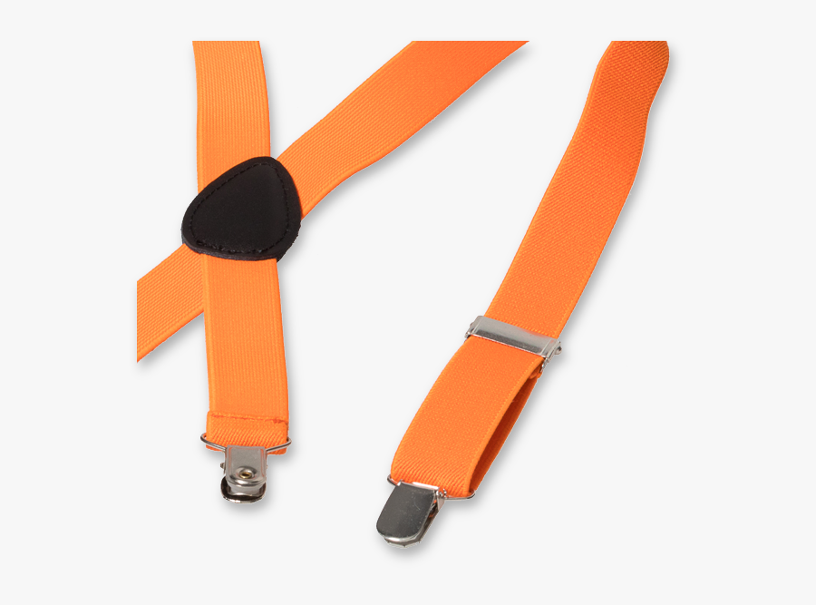 Boys Braces Orange - Belt, Transparent Clipart